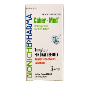 BIONICHE USA CABERGOLINE -60tabs x 1mg