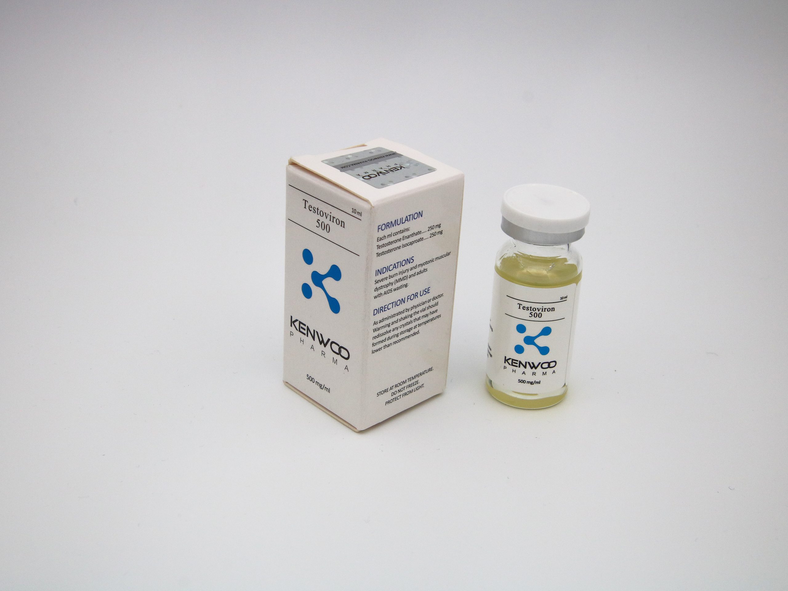Kenwoo Pharma MEGA Testosterone - TESTOVIRON 500 -10ml x500mg